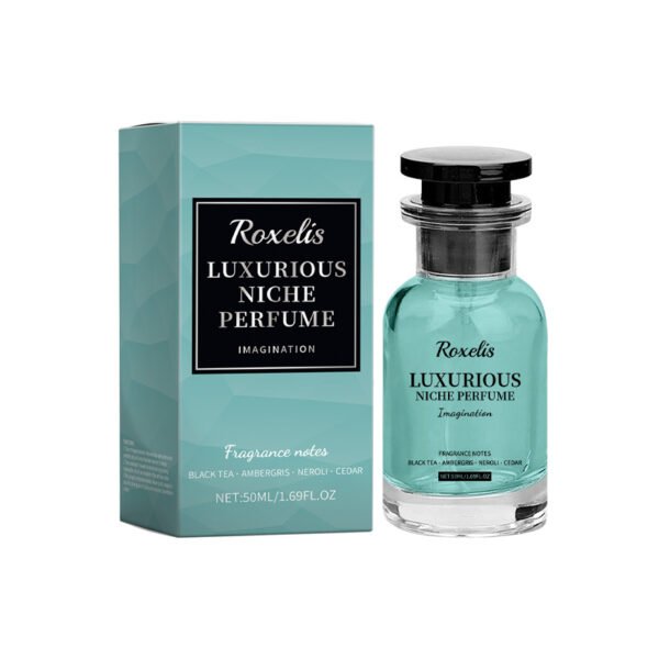 Roxelis Ambergris Niche Perfume - Gentle, Natural, Long-lasting Light Scent with Alluring Hormonal Fragrance for Men