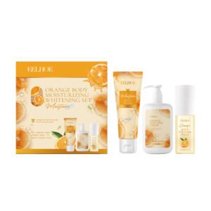 EELHOE Orange Body Moisturizing, Whitening and Fragrance Gift Set, a gentle skin - moisturizing, hydrating and nourishing skin - care set