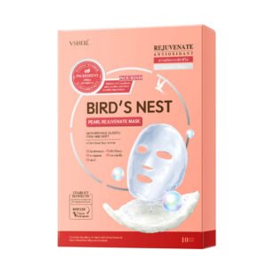 Cross-border Bird's Nest Pearl Brightening Mask, Moisturizing Skincare for Radiant Skin, Hydrating and Nourishing Foreign Trade Mask