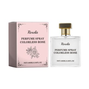 Roxelis Colorless Rose Perfume, Long-lasting Fragrance for Women, Fresh and Elegant Floral Language Series, Graceful and Charming Aroma