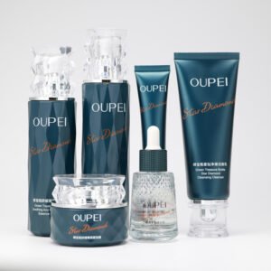 OUPEI Green Elixir Soothing Gift Set - Luxurious Skincare Ritual for Sensitive Skin