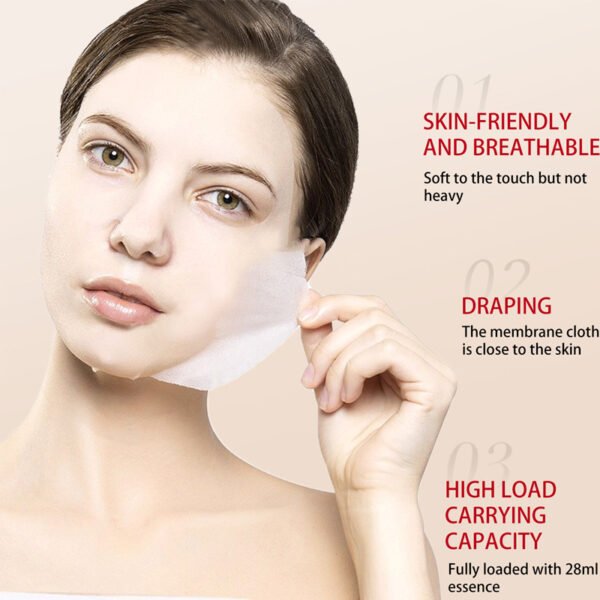 Cross-border Bird's Nest Pearl Brightening Mask, Moisturizing Skincare for Radiant Skin, Hydrating and Nourishing Foreign Trade Mask - Image 3