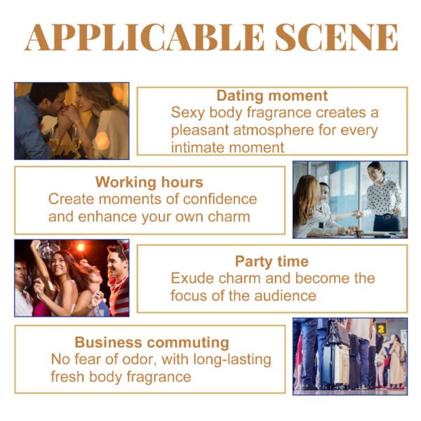 Roxelis perfume, with a natural, fresh and elegant scent, leaves a lasting fragrance on the wrists, neck and behind the ears. It's a niche perfume for couples to create a romantic atmosphere during dates. - Image 3