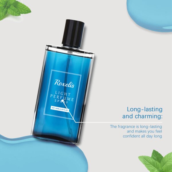 Roxelis Men's Mint Cologne - Exudes Personal Charm, Long-lasting Fragrance, Light Scent, Elegant and Fresh Atmosphere Cologne - Image 2