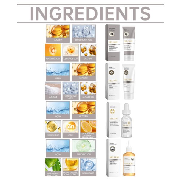 EELHOE Acne Care Set, Brightens Skin, Mildly Moisturizes, Repairs Skin, Moisturizes the Face, Facial Care Set - Image 5