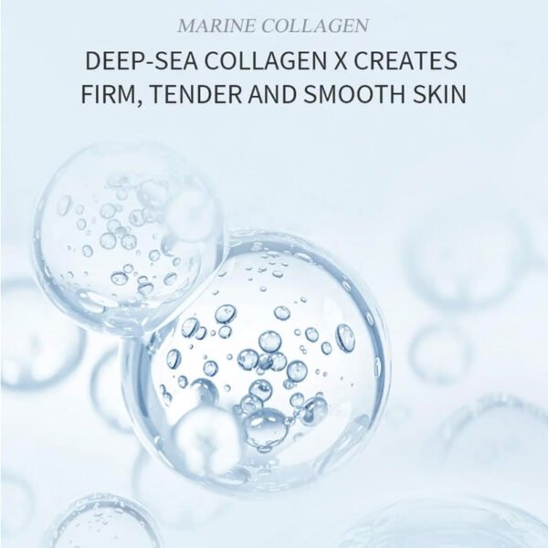 Collagen Face Sheet Mask, Set of 10 - Hydrating Beauty Skincare with Hyaluronic Acid for Women and Men - Moisturising Anti Aging Facial Treatment - Ideal for Sensitive Skin - Image 4