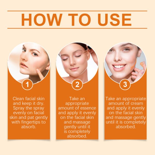 EELHOE Vitamin C Facial Skin Care Set, a set for facial moisturizing, rejuvenating, brightening skin, and refining pores - Image 7