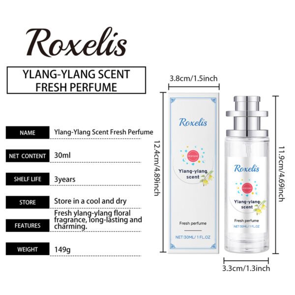 Roxelis Ylang-Ylang Pagoda Perfume, exuding charming and fresh fragrance, lasting long, leaving a scent wherever you go, a niche fragrance for women. - Image 8