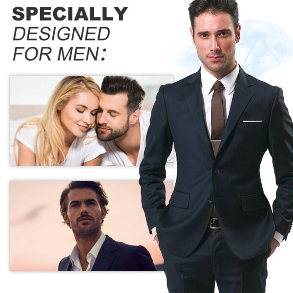 Roxelis Men's Charismatic Fragrance - A refreshing and mild scent that lingers without being overpowering, exuding charm for romantic dates. - Image 3
