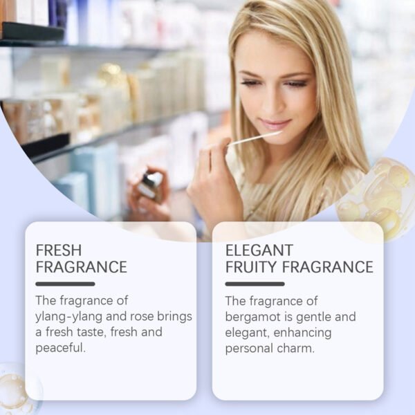 Roxelis Ylang-Ylang Pagoda Perfume, exuding charming and fresh fragrance, lasting long, leaving a scent wherever you go, a niche fragrance for women. - Image 5