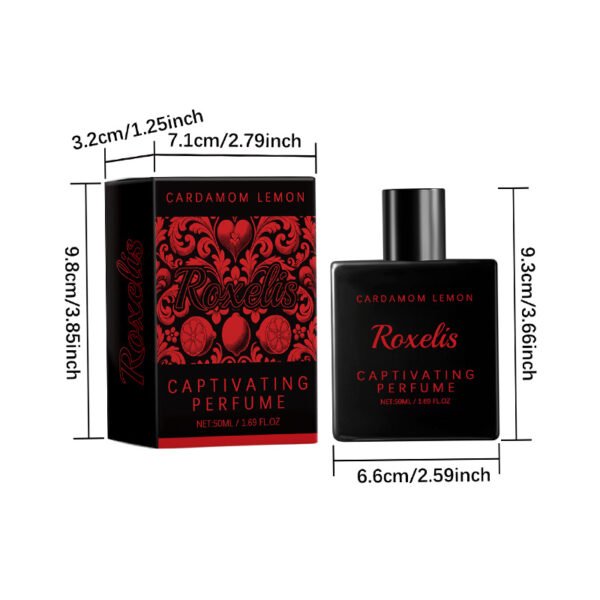 Roxelis Intense Cardamom Lemon Charming Perfume, with intense and charming fragrance, cardamom and lemon bring a fresh and unique charm, and a strong aroma - Image 8