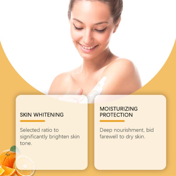 EELHOE Orange Body Moisturizing, Whitening and Fragrance Gift Set, a gentle skin - moisturizing, hydrating and nourishing skin - care set - Image 7