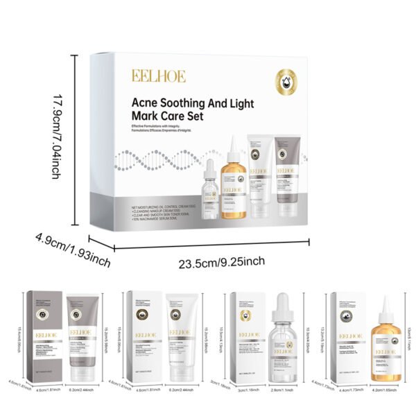 EELHOE Acne Care Set, Brightens Skin, Mildly Moisturizes, Repairs Skin, Moisturizes the Face, Facial Care Set - Image 8