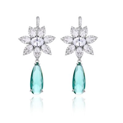 Flower Drop Earrings