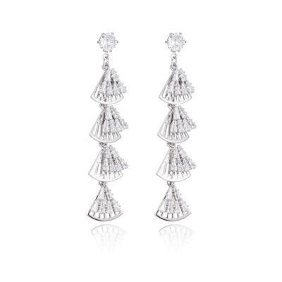 Fan Drop Earrings